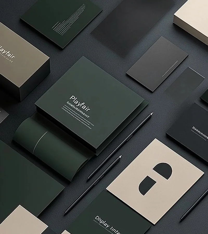 Print design services - brochures, business cards, packaging, and marketing collateral for offline brand presence