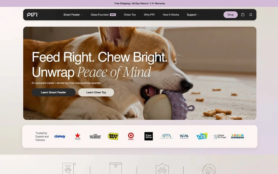Pifi smart home devices e-commerce - innovative connected living