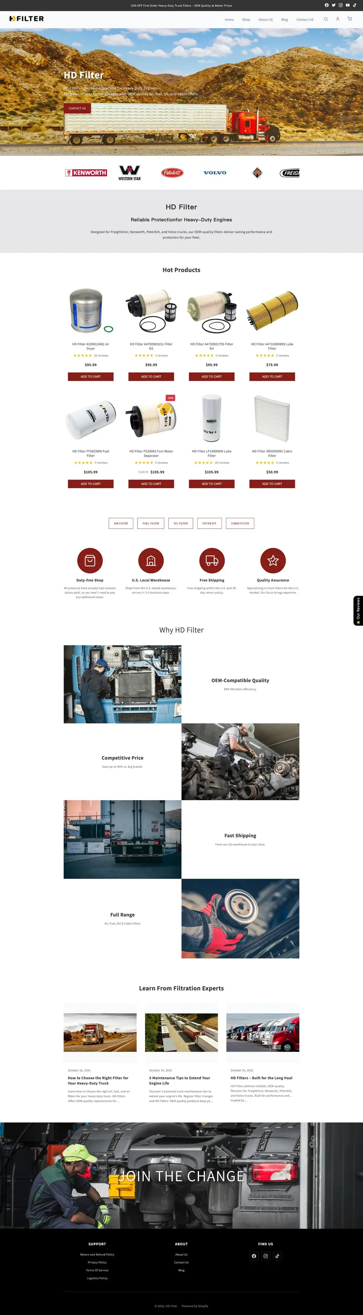 Filter photography equipment online store - professional gear showcase
