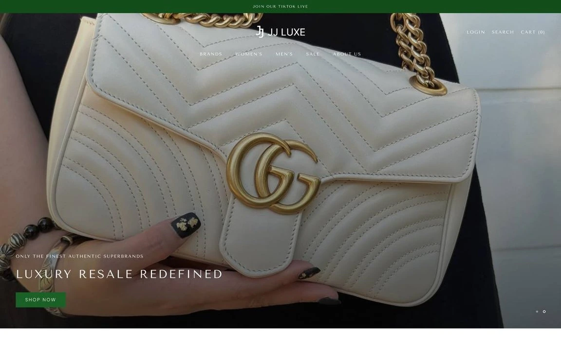 JJ Luxe luxury fashion boutique online - designer apparel collection